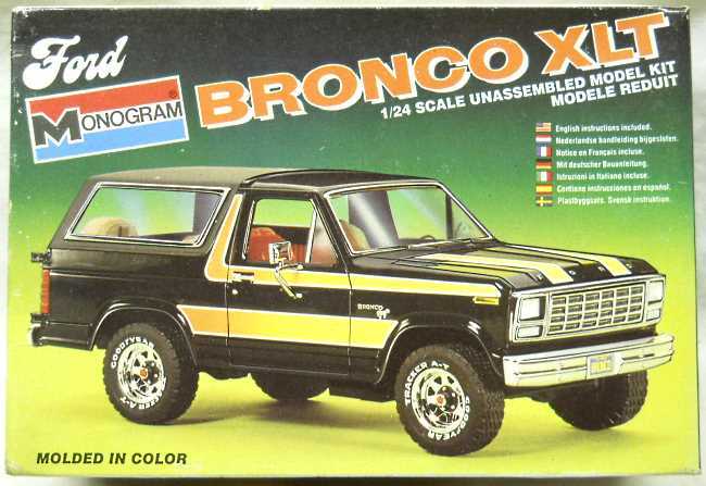 Monogram 1/24 Ford Bronco XLT 4x4, 2271 plastic model kit